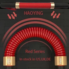 HAOYING Power Twister Bar Germany Steel Arm Strength Trainer(Red 60KG-130KG)