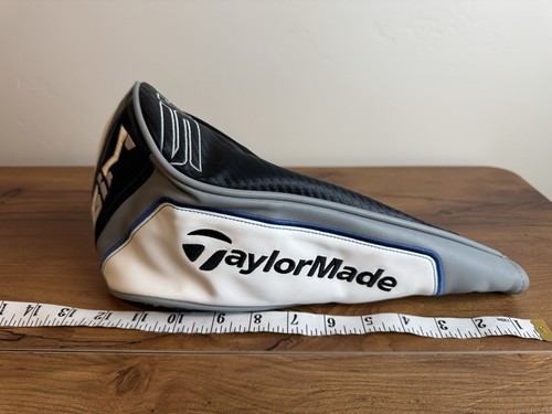 TaylorMade Sim Driver Head Cover Golf Headcover Black White - Picture 8 of 8