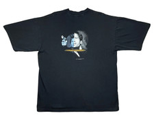 Vintage 1998 The X Files Fox Mulder Portrait Double Sided TV Promo T-Shirt XL 