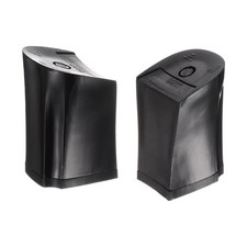 1pair Heel Repair Replacement 1.81"x2.76" High Chunky Heel Black