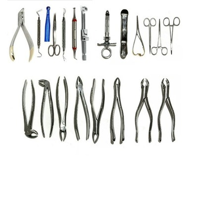   NEW German 81 PCS Oral Surgery Dental Extracting Elevator Forceps Kit