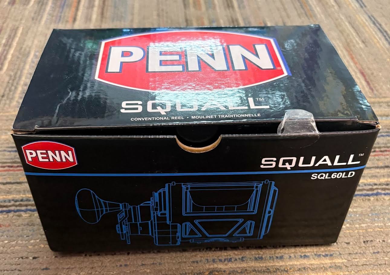 Penn SQUALL Lever Drag SQL60LD Overhead Reel (NEW)