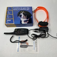 PetSpy M686B Dog Training Bark Shock Collar Dual For 2 Dogs 1100 Yards
