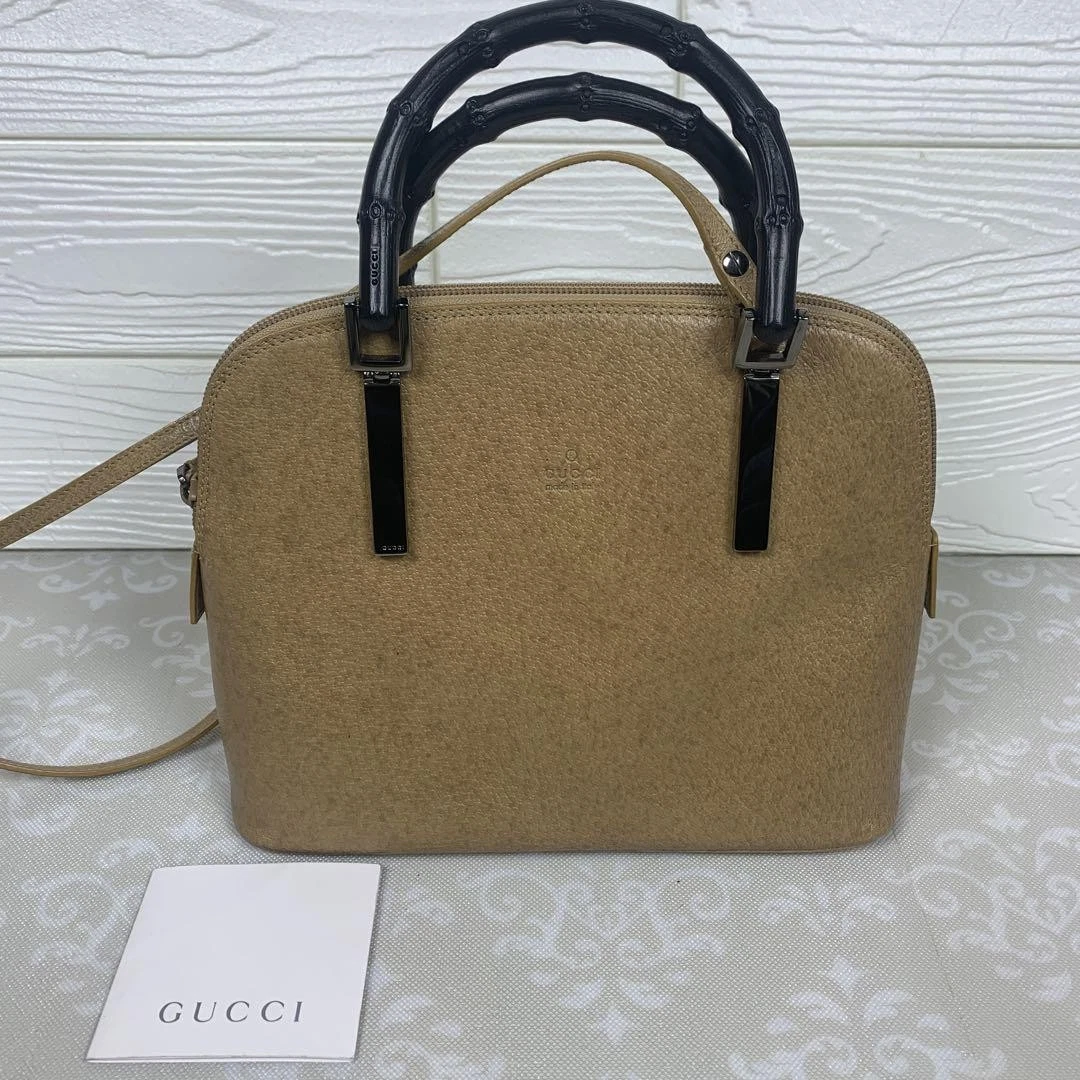 Sac Gucci 2 voies en cuir bambou m2_0408