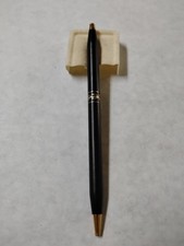 VTG Cross Classic Century Ladies Purse Ballpoint Pen Matte Black Gold Leaf V3