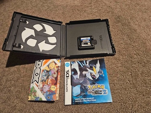 Pokemon Black Version 2 Nintendo DS 2012, Complete in Box - Authentic