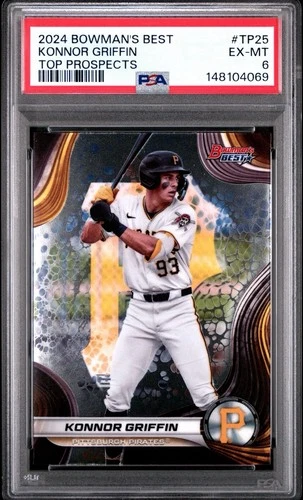 2024 Bowman'S Best Top Prospects #TP25 Konnor Griffin *PSA 6*