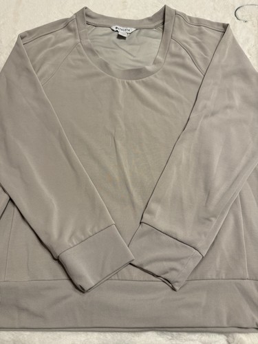 Athleta Seasoft Scoopneck Sweatshirt Comfy Size M - Picture 5 of 10