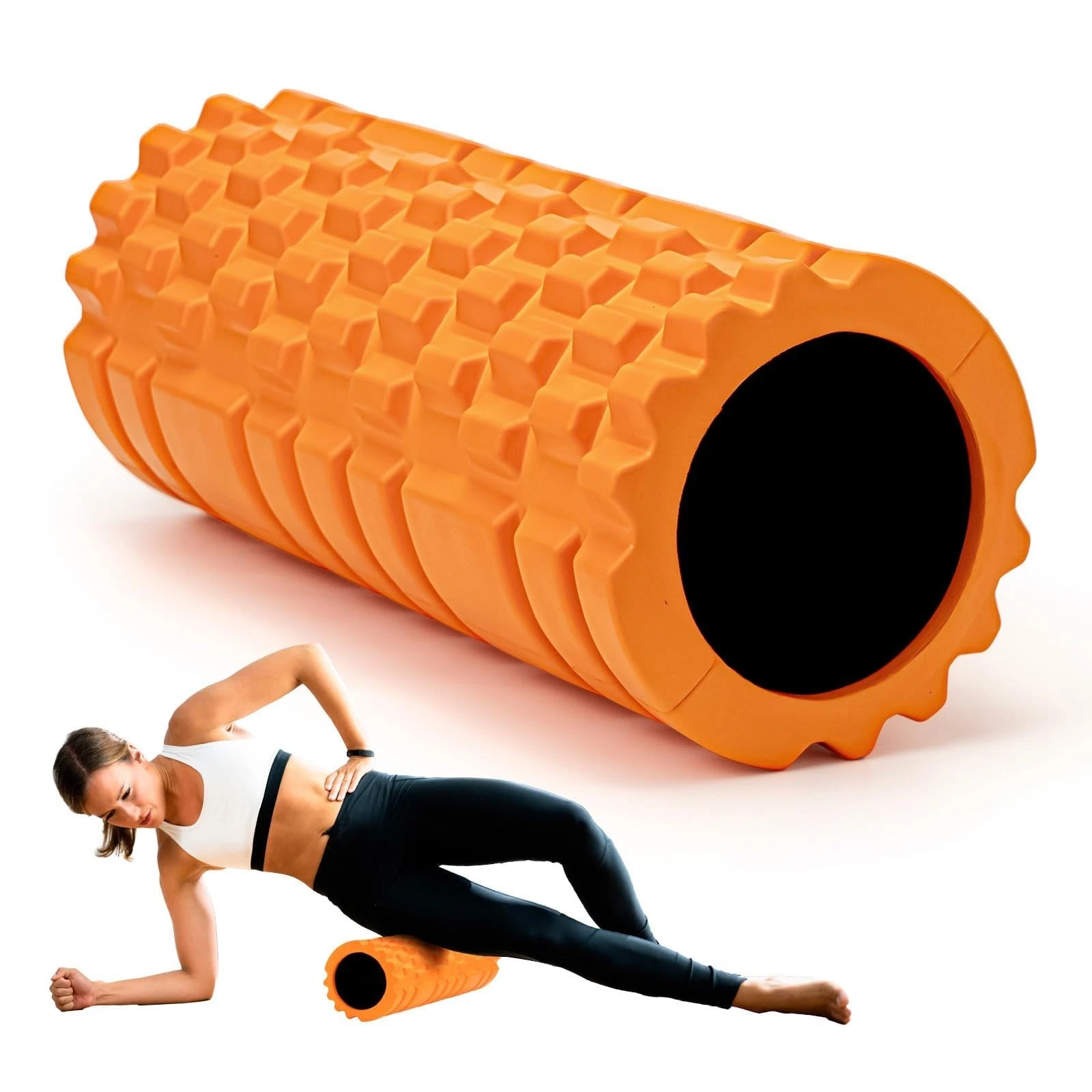 Foam Roller High Density 13" Patented Exercise Roller for Deep Tissue Muscle ...
Opens in a new wind