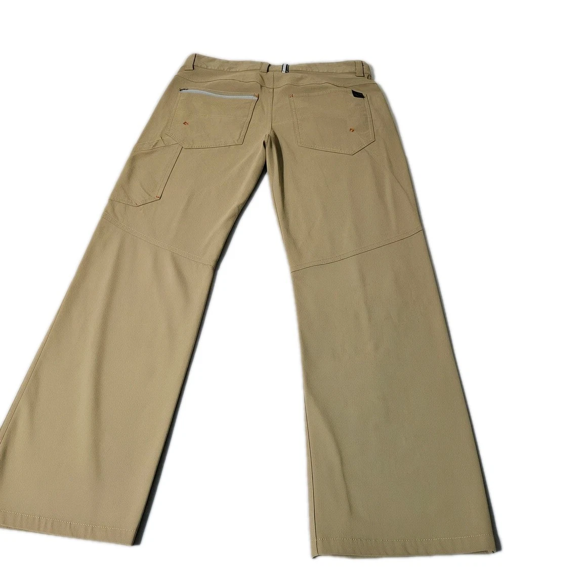 LL Bean Pants Mens 30x29 Beige Nylon Stretch Hiking Cargo Performance