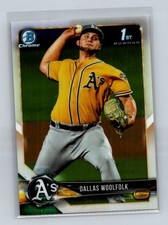 2018 Bowman Draft #BDC-127 Dallas Woolfolk Chrome