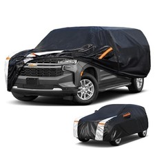 Large SUV Car Cover for Chevy Suburban No Fit Tahoe 100 Waterproof All Weat...
