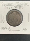 1897 S Barber Silver Quarter 25C (Key Date!)
