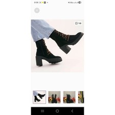 free people black suede boots