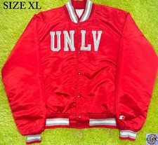 Vintage 90s UNLV Runnin’ Rebels Satin Starter Jacket Size XL Excellent Condition