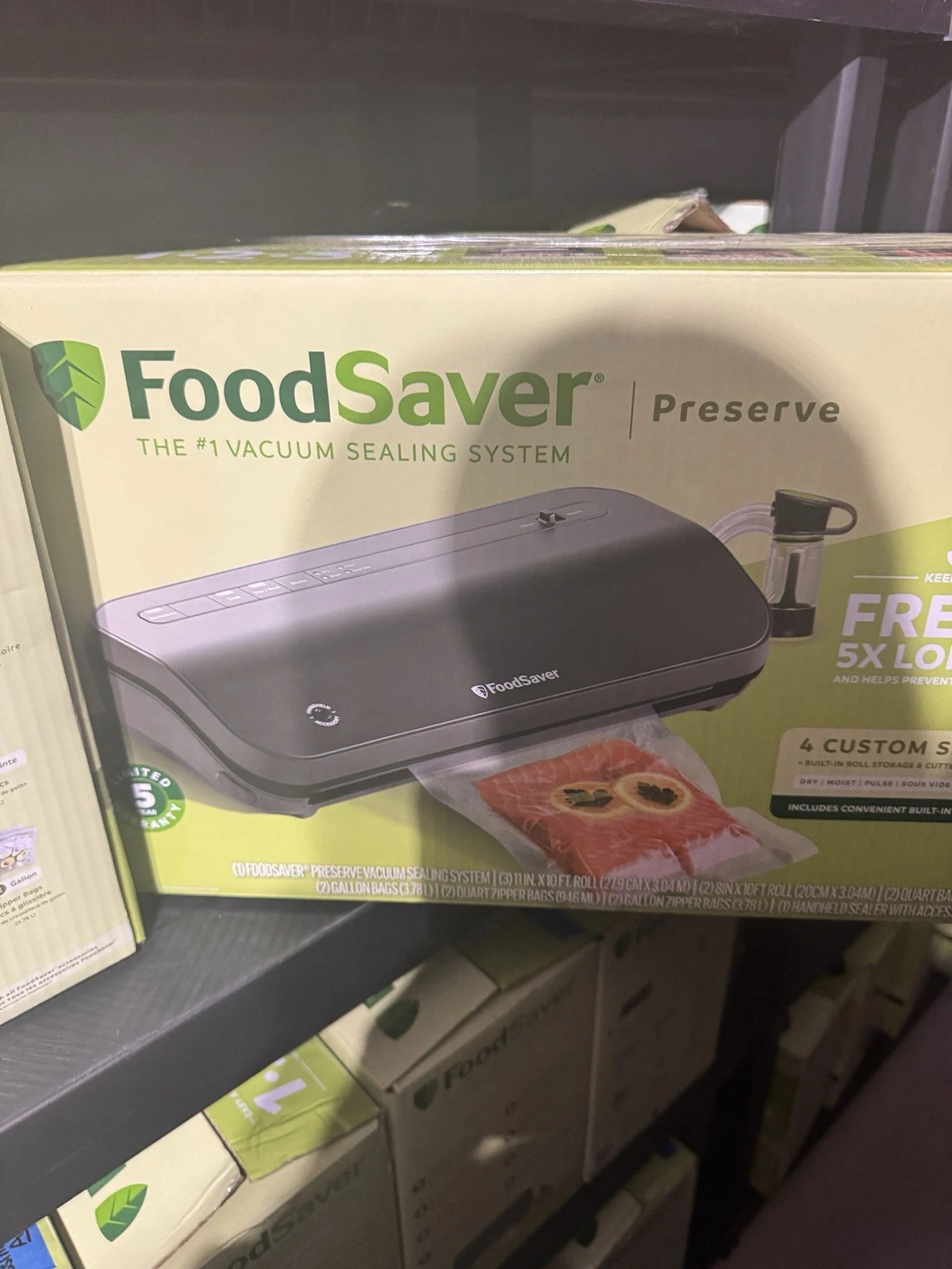 FoodSaver Preserve Vacuum Sealing System Starter Kit with Bags and Rolls VS2280