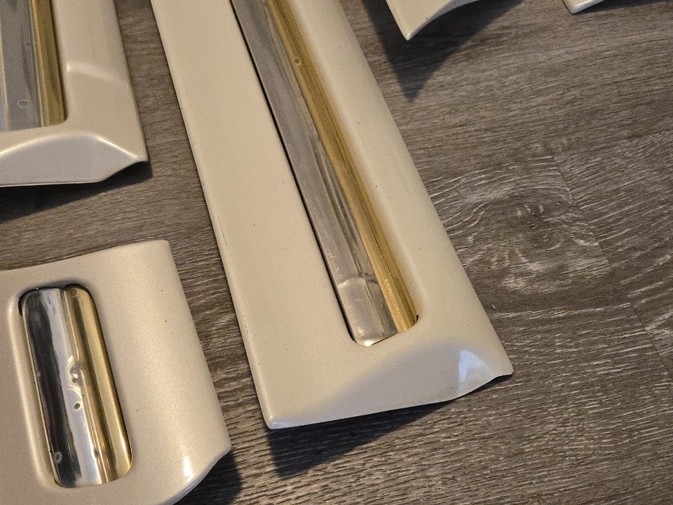 1997 1998 1999 Cadillac Deville 93u Diamond Pearl 8pc Trim Molding D'Elegance Foto 4 de 4