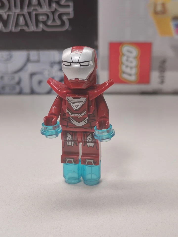 NUEVO Marvel Silver Centurion Iron Man Mark 33 Minifigura Lego Personalizada Tony Stark