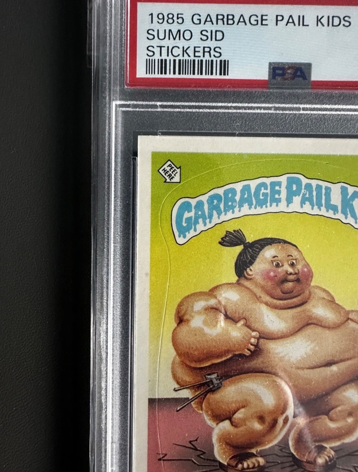 1985 Garbage Pail Kids Sumo Sid 83b OS2 Series 2 PSA 10 Gem Mint view 4