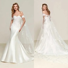 Vintage Mermaid Wedding Dresses Appliques Sweetheart Bridal Gown Floor Length