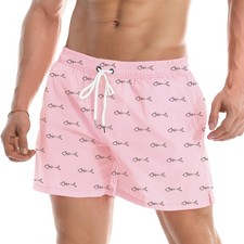 Men's Swim Trunks Quick Dry Bathing Suits with Mesh Lining Swimwear Swim Shor...