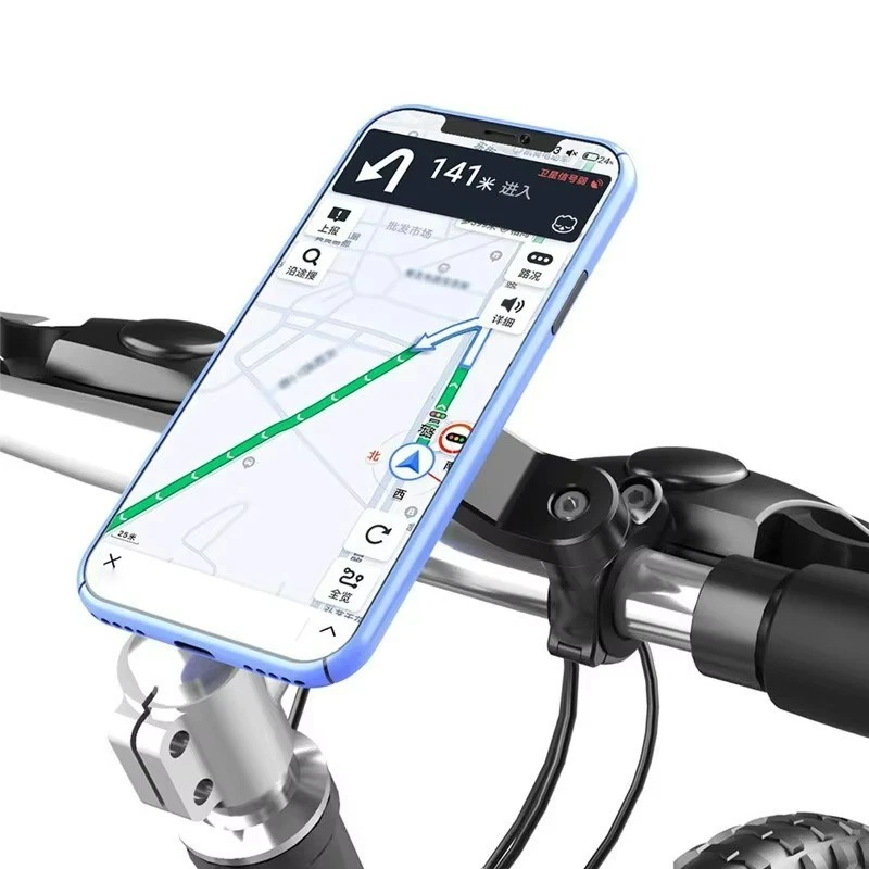 SUPPORTO CELLULARE PER QUAD LOCK 360° CON ANTIVIBRAZIONE x MOTO BICI MONOPATTINO - Immagine 4 di 4