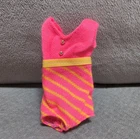 Vintage Francie Flip Doll Pink Yellow Striped Swimsuit #1170 HTF 1969