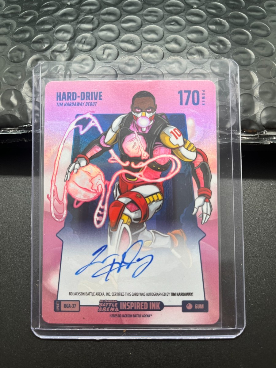 Bo Jackson Battle Arena Update Edition Gum Auto `Hard Drive` Tim Hardaway