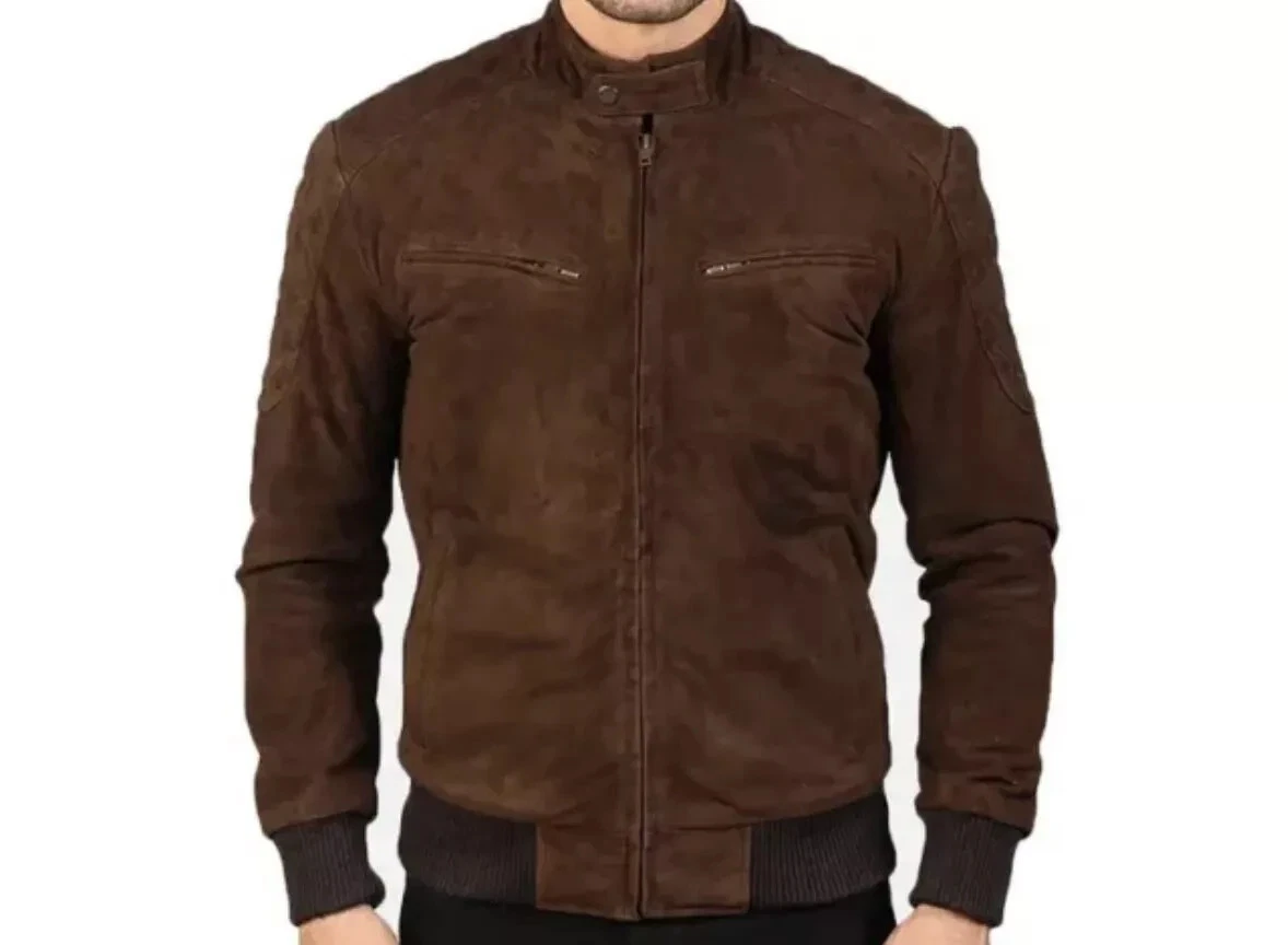 Men Brown Biker Leather Jacket Handmade Men Motorcycle Leather Jacket