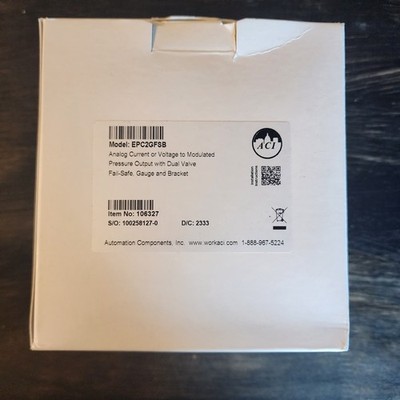 AUTOMATION COMPONENTS INC ACI EPC2GFSB / EPC2GFSB (NEW IN BOX)