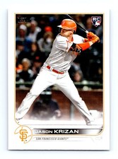 #US65 2022 Topps Update ] Jason Krizan RC San Francisco Giants
