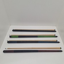 Set of Aska 2-Piece Pool Cue Sticks LEC, 58-Inches Long Assembled, Canadian H...