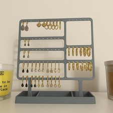Large Grey Earring Jewellery display stand organiser storage