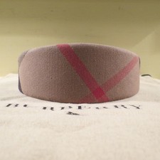 NWT WOMEN'S AUTH BURBERRY CLASSIC NOVA CHECK HEADBAND HAIR BAND WITH DUST BAG