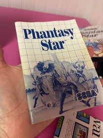 Phantasy Star - Sega Master System  (Tested & Working)VGC with Manual and Poster