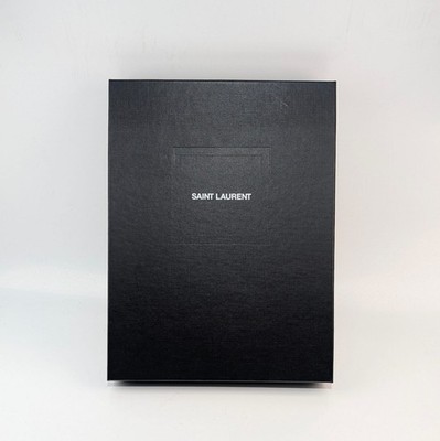 Authentic Saint Laurent Grain de Poudre Leather Zipped Tablet