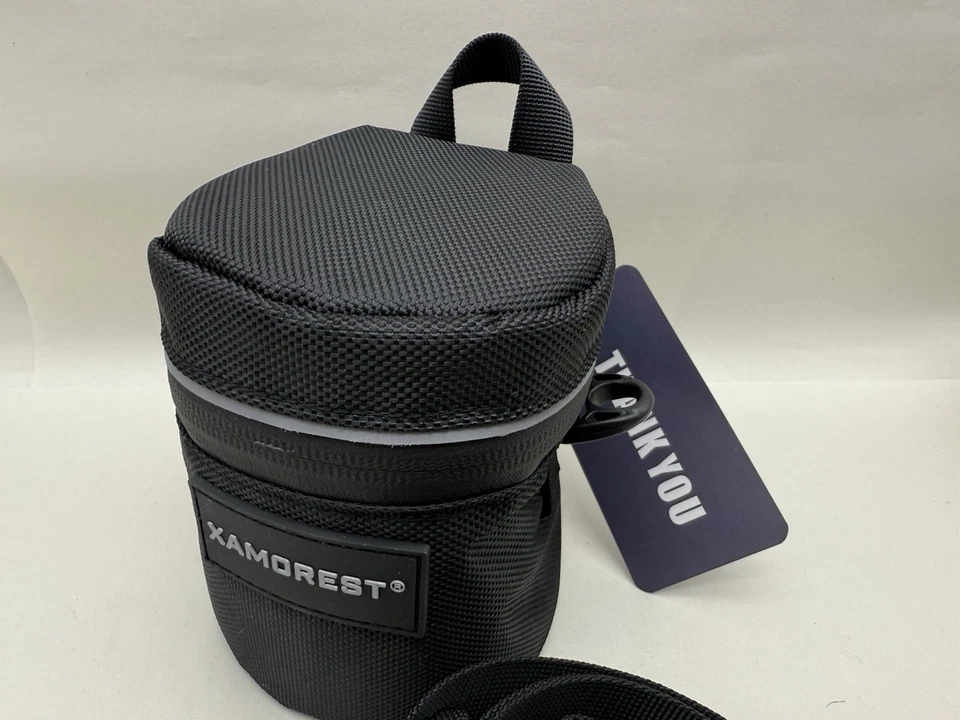 Estuche para lentes de cámara compatible con bolsa para lentes (3,35" x 3,74" (nylon, negro) nuevo con etiquetas *leer Foto 4 de 4