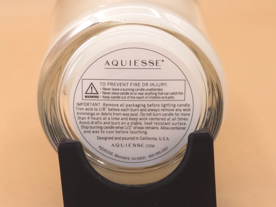 Vela de lujo Aquiesse Santa Bárbara 6,5 OZ perfumada 40 horas de quemadura Foto 4 de 4