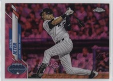 2020 Chrome Update Target All-Star Game Pink Wave Refractor Derek Jeter HOF 10nl