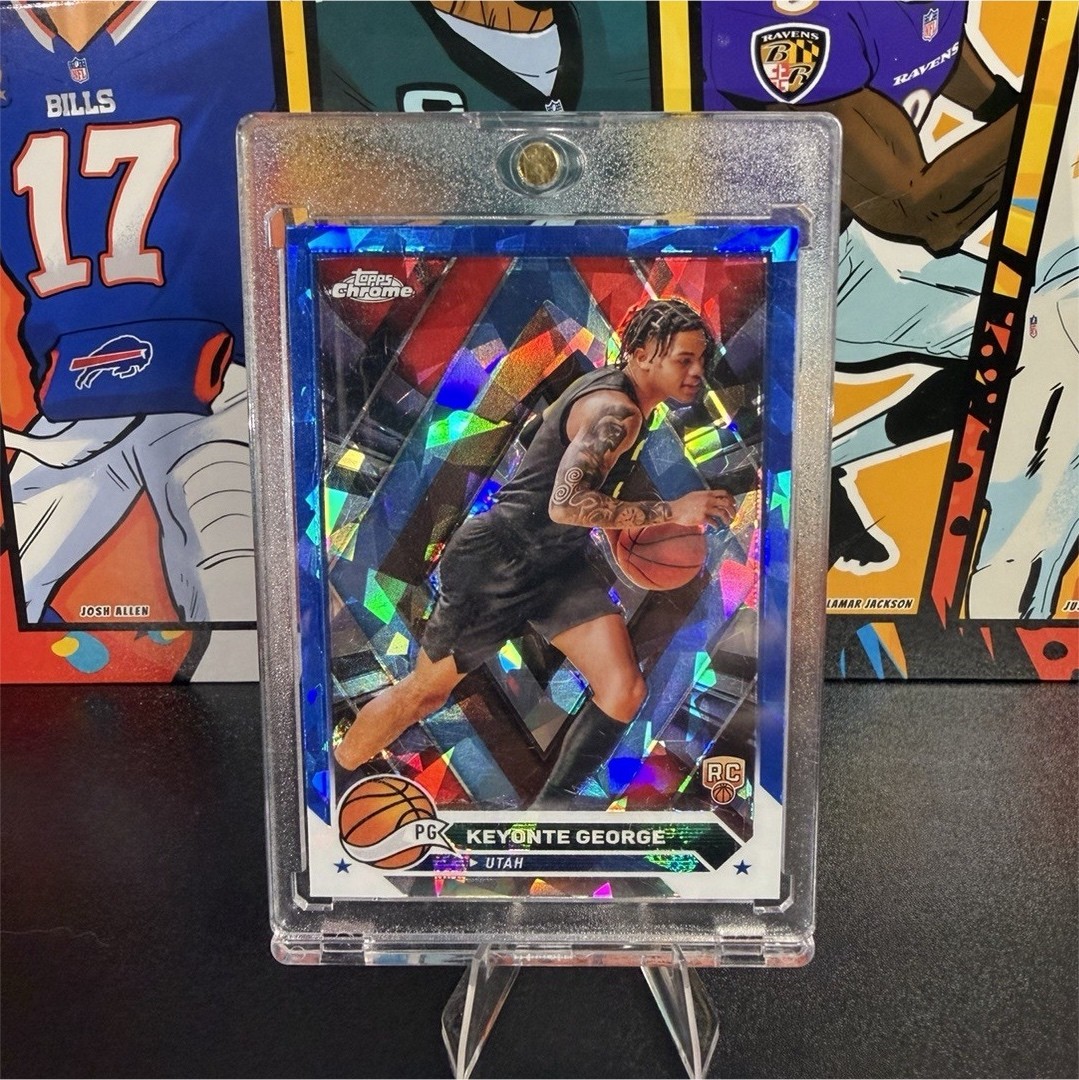Topps Chrome Sapphire Rookie Keyonte George #153 Utah Basketball Card