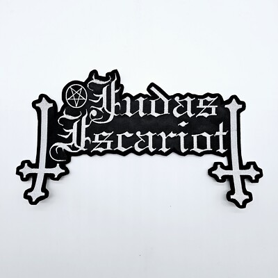 JUDAS ISCARIOT SHAPED LOGO EMBROIDERED BACK PATCH | eBay