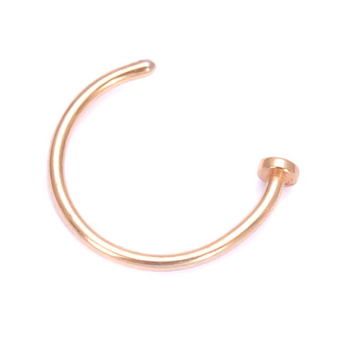 Nose Ring Surgical Steel Fake Nose Rings Hoop Lip Nose Rings Small Thin Piercing - Picture 7 of 17