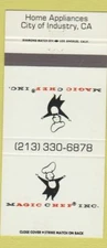 Matchbook Cover - Magic Chef Inc City of Industry CA 30 Strike