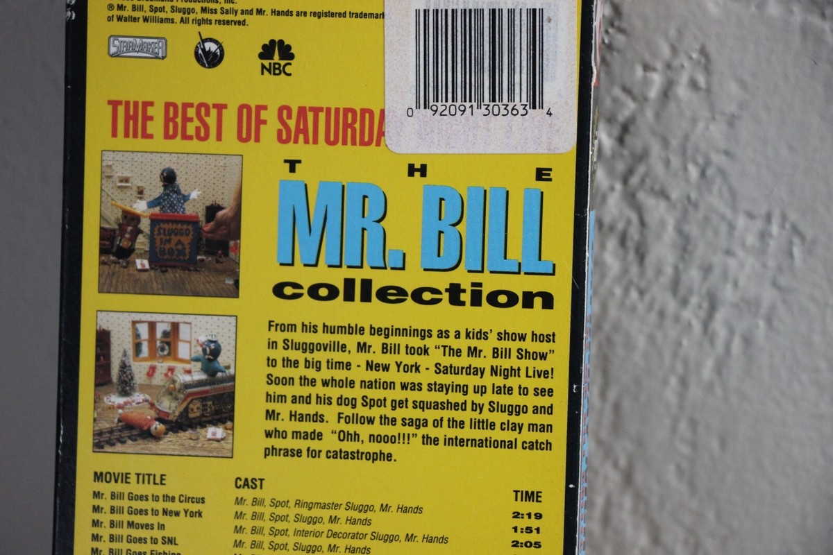 Mr Bill Collection VHS SNL Saturday Night Live | eBay