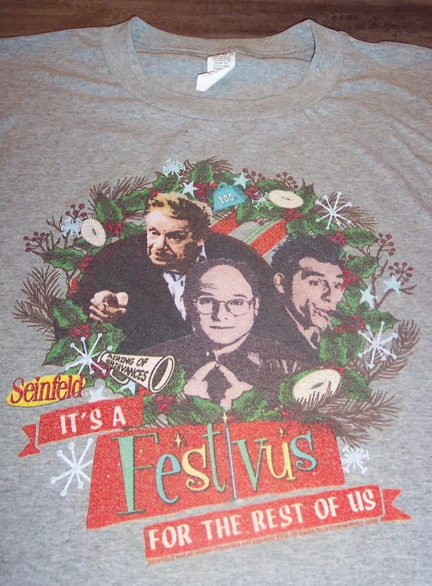 SEINFELD FESTIVUS HOLIDAY CHRISTMAS T Shirt BIG AND TALL 4XLT 4XL