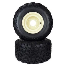 (2) Reaper Turf Tire Assemblies 18x9.50-8 Fits Cub Cadet RZT 50" 54" 634-04128