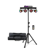 DJ Lights Package with Bag, DJ Light for Parties with Stand Sound Activated, ...