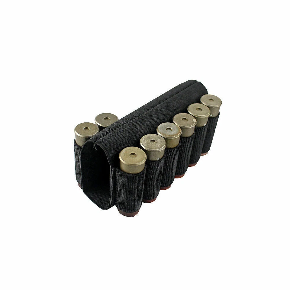 Funda táctica munición soporte culata escopeta redonda 8 para calibre 12 o 20 Foto 2 de 4