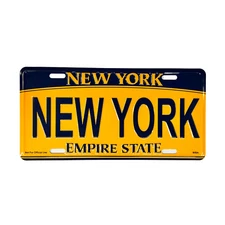 NEW YORK Gift Souvenir License Plate for Car, Truck, SUV, Home, Travel, Tourist