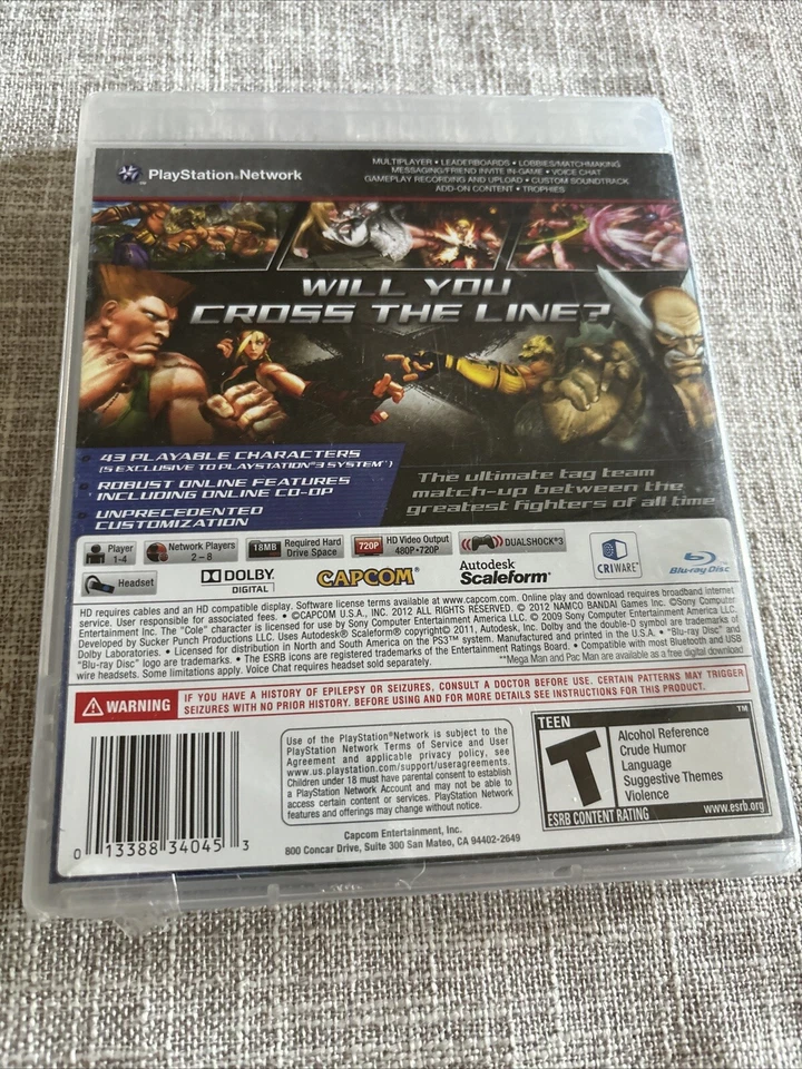 Sealed Street Fighter X Tekken -- Black Label (Sony PlayStation 3, 2012) New - Image 2 of 4